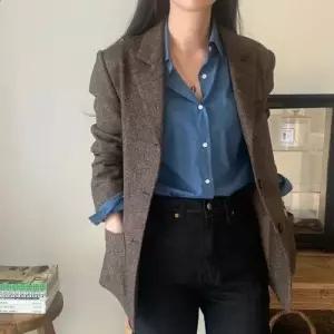 여성 모직 빈티지 정장 클래식 넥 싱글 코트 슬림핏 자켓 1PICK1