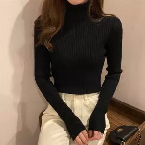 7칼라 골지 니트 목폴라티 목티 여성상의