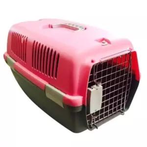 (도기프랜드) 칼라이동장 핑크(M)애견캐리어 강아지이 애견이 애완 하우스 이동집 이동 가방 에견 돔가