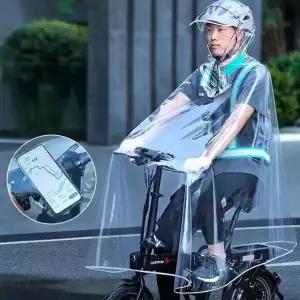 판초형 투명 우의 배달용 챙달린 비옷 남녀공용 달린우비 형우비 와이드레인코트 멀티 등산용 아웃도어 용