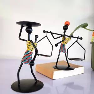 철제 촛대 스탠드 캔들 거치대 홀더 인테리어 소품 양초받침대 거실장식품 빈티지무드 감성 식탁