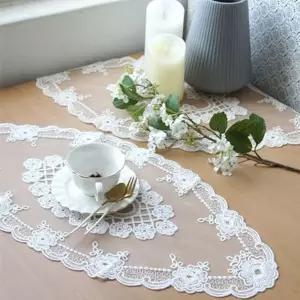 마시피렌체 에스텔 러너테이블 레이스 식사 식탁용 매트 인테리어 커버