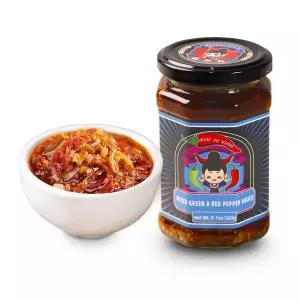 미아오구니앙 믹스 그린 레드 페퍼 칠리 소스 다진/플레이크 생강 쓰촨 중국 신선 마늘 디핑 치킨 샐러드