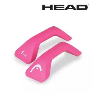 헤드 푸쉬업아령 1kg 2개입 핑크시 그레이 분홍색 1KG 스포츠 헬스 가정용 푸샵