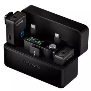 Saramonic 유튜버마이크 타임코드가 포함된 고사양 2채널 무선 마이크