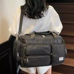 멀티 포켓 데일리 여행 운동 보스턴백 스포츠 더플짐백 가방 주말 기내용 캠핑 레저 토트 숄더 크로스 대용