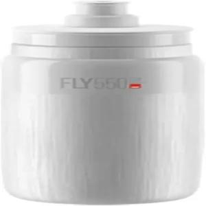 엘리트 플라이 텍스 사이클링 물병 550ml ？ 흰색 초경량 BPA 프리 도로 MTB 및 자갈용 이지 스퀴즈 스포츠