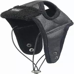 르콩펫 반려견 에비에이터 모자 추운 날씨를 위한 귀 덮개가 달린 겨울용 파일럿 모자(S 블랙)