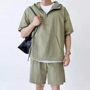 셋업 아노락 후드 트레이닝 여름 세트 여름 운동복 세트 셋업 트레이닝 후드 남자 아노락