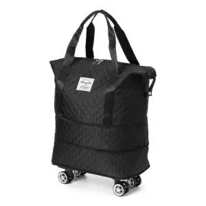 바퀴달린 2단확장 여행가방 캐리어 대용량대형가방 사입백 사입 달린 다용도 이동 이민