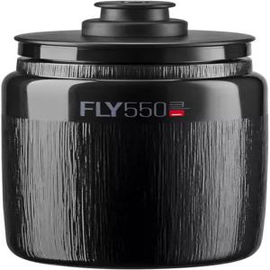 엘리트 플라이 텍스 사이클링 물병 550ml ？ 블랙 초경량 BPA 프리 도로 MTB 및 자갈용 이지 스퀴즈 스포츠