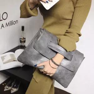 손잡이 포인트 베이직 클러치백 그레이백 핸드백 수납가방 패션 여성용