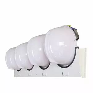 스틸 안전모 걸이대 4구 헬멧 보관대모함 보관대 거치 홀더 거치대 하이바 보호구 보호구함