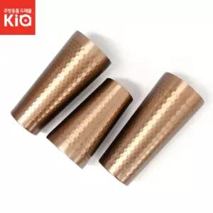 허니 로즈골드 이중 스텐컵 진공 냉장고 쥬스 맥주 레스토랑 까페 물컵 아이스 아메리카노 공유오피스 벌집