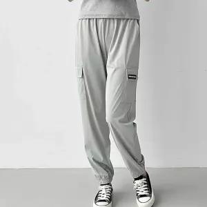 데일리 밴딩 스트링 조거팬츠 경량 쿨링 카고 오버핏 슬림 나일론 운동복 애슬레저 아웃도어 캠핑바지 등산