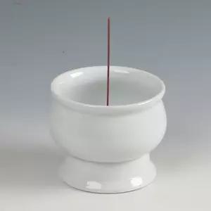 백자 무지 도자기 향로(소소) 꽂이 홀더 받침대 장식소품 인테리어 제수용품 제사용？l오 고급 도기