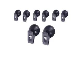 창문 가리개 설치시 사용하는 만능집게 2P X 4개입 고속도로통행권 영수증보관 관리 흡착 흡착식 차량용집