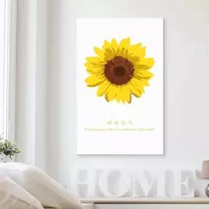 해바라기거실액자 카페 북유럽 인테리어소품 벽걸이 캔버스 그림