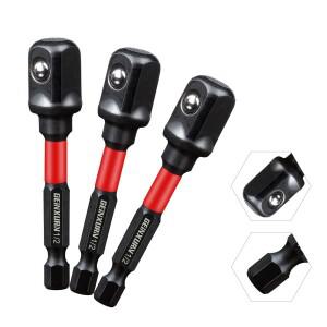 Geinxurn 임팩트 소켓 드라이버 세트 3 인치 익스텐션 비트 거치대 포함 파워 드릴을 하이 토크 렌치에 적