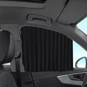(제품선택 블랙)접이식 차량용 커튼 자석 자동차 햇빛 가리개 암막 4p 창문