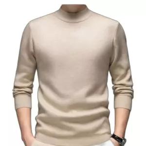 반목폴라티 니트 터틀넥 하프 남자 무지 베이직 남성 가을 겨울 데일리 라운드 기본 캐주얼상의 라니트 반