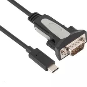 USB2.0 Type C to RS232 컨버터 FTDI1.8m이동 프로젝터연결 케이블 모니터 영상 화면이