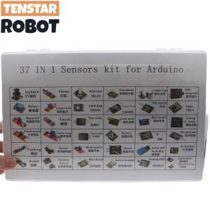Arduino 스타터용 37 in 1 센서 키트 키트에는 RGB 조이스틱 감광성 로터리 인코더 장애물 회피 기능이 포