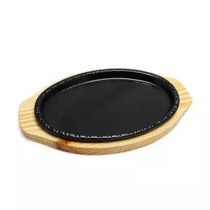 맥반석 스테이크판 4호 벌크 주물팬 콘치즈그릴 구이 양식 한식 볶음철 장어 스테이크