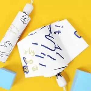 ( )토끼 자동 양우산 암막 원터 방수 접이식 우산