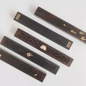 인센스홀더 챔버 흑단목 우드 스틱박스 나그참파 향받침대 버너