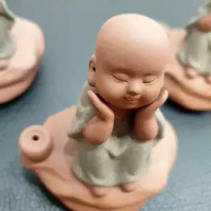 향피우는 인센스 동자승 홀더 테리어 소품테리어 꽂이 촛대 향초 초홀더