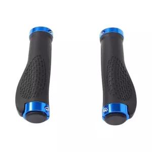 논슬립 핸들 그립 2세트 블랙 블루 자전거 미끄럼방지 고무 손잡이 락 용품 커버 그립바 논그립