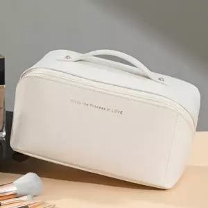 여행용 파우치 백 박스 립스틱 수납 화이트 미용 대용량 가방 화장품 메이크업 프로페셔널 아티스트 소품