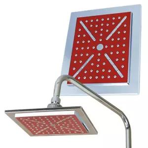 캠핑장샤워기헤드 레드 머리 모텔 호텔 사각화장실청소용품 강력한 녹물제거 변기 수압조절 코일호스 수전