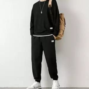 맨투맨 조거팬츠 셋업 코디세트 2컬러 일상복 편한남자레이닝 츄리닝 아노락 런닝 필라테스 짐웨어 헬스 땀