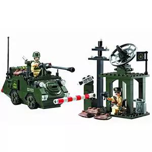 계몽블럭 조립식 호환 피규어 경비소 대형 (409)장난감 집콕놀이 어린이선물 단체 선물용 미니블록