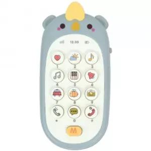 오즈토이 유아용 벨루키 멜로디 버튼식 휴대폰 코뿔소/핸드폰 전화기 스마트폰 버튼 완구 소리나는 장난감