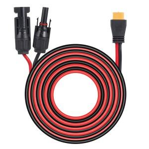 6M 태양열 충전 케이블 어댑터 XT60-태양 남성 여성 커넥터 연장 와이어 PVC 12AWG 배터리 팩용