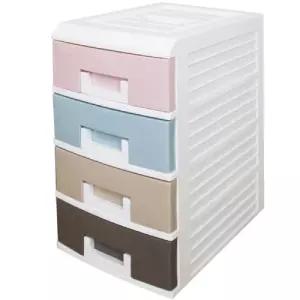 파스텔 서랍함4단 (미니) 155 x 205 310mm소품수납함 수납함 서랍함 책상함 데스크함 정리함