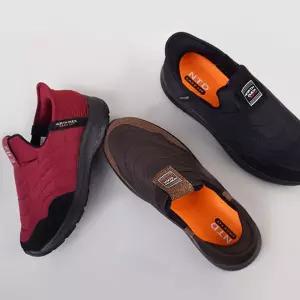 겨울 쿠션 누빔 패딩슬립온 남성 여성 다용도 방한화여자 신발 털신발 운동화 기모 작업화 슬립온 스니커즈