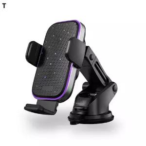 오토크루 엠비언트 차량용 무선충전거치대 BC-40환풍가능 송풍구형 대시보드 자동차용품 자동차기 용기 풍