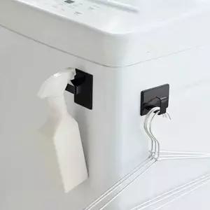 다용도 JKG380N6 자석 마크네틱 후크 고리 걸이 수납 블랙 2P