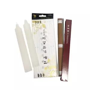 양초 세트 제사 지방쓰기 차례 향초 제수용 민속 법당 쓰기 제사초