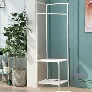 코너 스탠드 옷걸이 행거 틈새 공간활용 좁은 조립식rst836