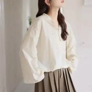 여성용 오버핏 봄 가벼운 바람막이 아노락 점퍼 간절기 여름 스트링 자켓 바스락점퍼 봄점퍼 윈드브레이커