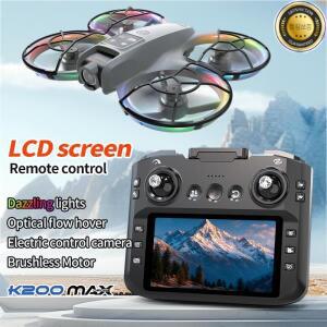 K200 MAX 드론 대형 화면 5KM 8K 플럭스 광학 위치 측정 GPS 브러시리스 모터 전기 HD 장애물 회피 2.4G 쿼