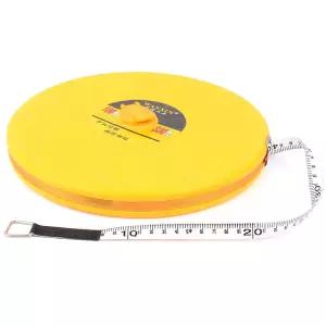 산업용 긴거리 원형 화이바 줄자 100미터 자동코메론줄자 공사용 현장용 측정 측정기 용기 철줄자 용줄자