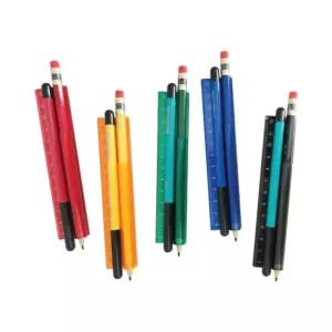 포켓 직자 전자동연필 + 심 set선물용세트 펜세 형자 자세 용문구 볼펜 포켓자 컬러 매연필