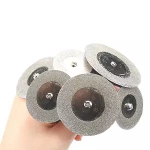 40미리 다이아몬드 절단석 10장 연마 핸드그라인더날절삭디스크 연마석 원형 절단기 코팅 목공휠 앵글