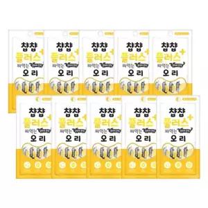 (강아지)+？y？y플러스 짜먹는 오리 60g10개 묶음할인애완동물간식 반려 파우치 애견